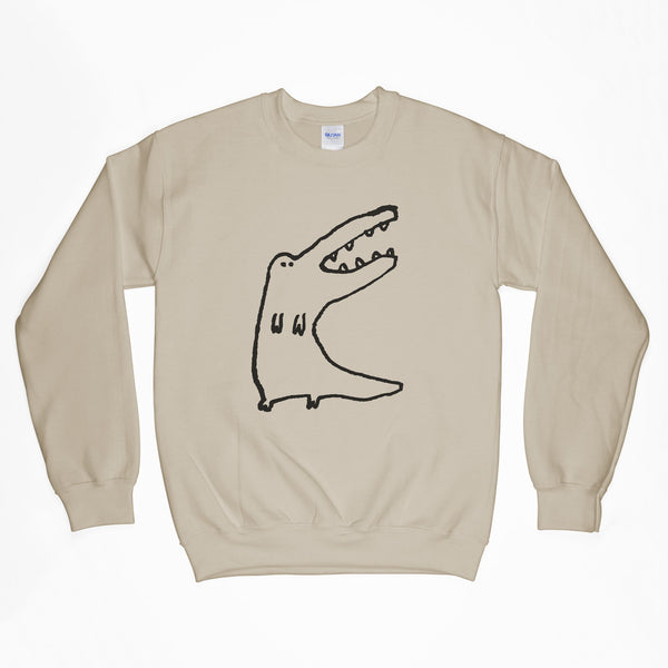 Crocodile Sweatshirt by Daisy Hirst
