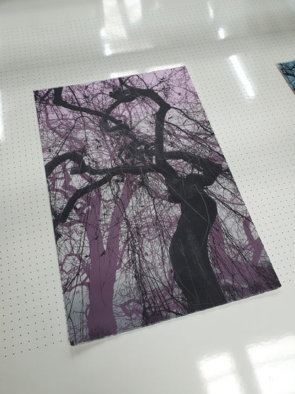 Branches Purple Print