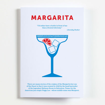Margarita birthday greeting card by Crispin Finn. 