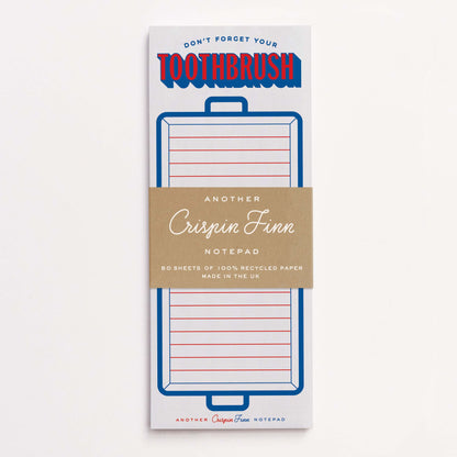 Don't  Forget Your Toothbrush Notepad