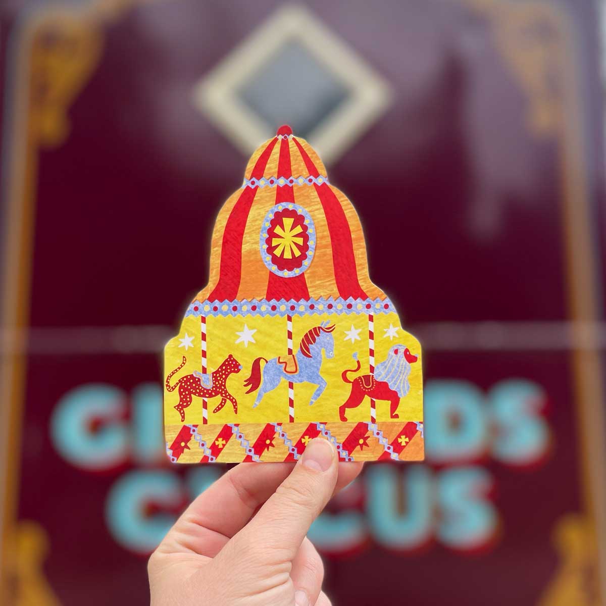 Carousel Greeting Card