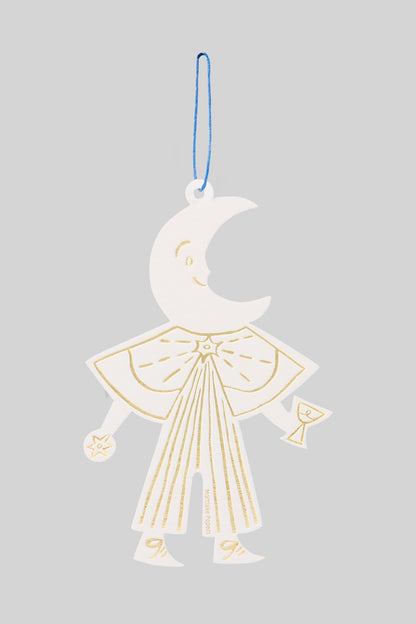 Moon Folk Letterpress Decoration