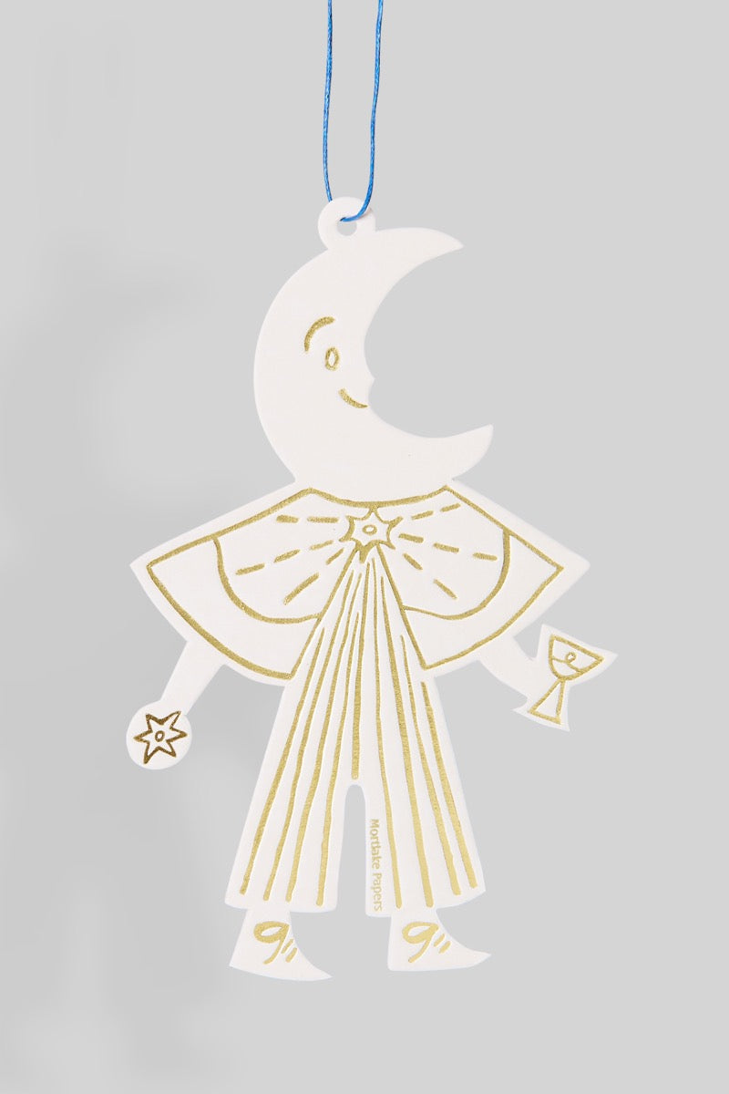 Moon Folk Letterpress Decoration