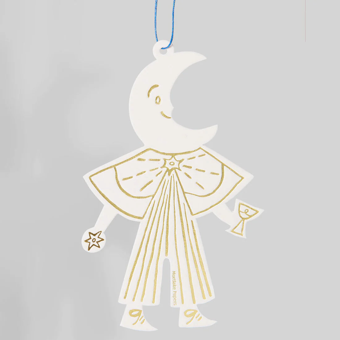 Moon Folk Letterpress Decoration