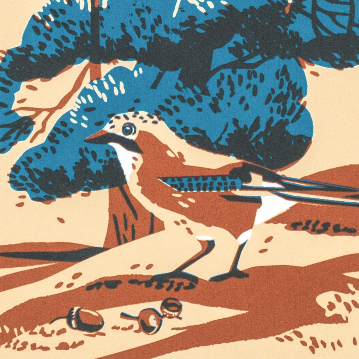 Jay R Prints Jay Planted Oak Original Screen Print by Pirrip Press - Soma Gallery