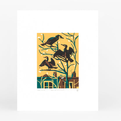 New Cut Cormorants Screen Print