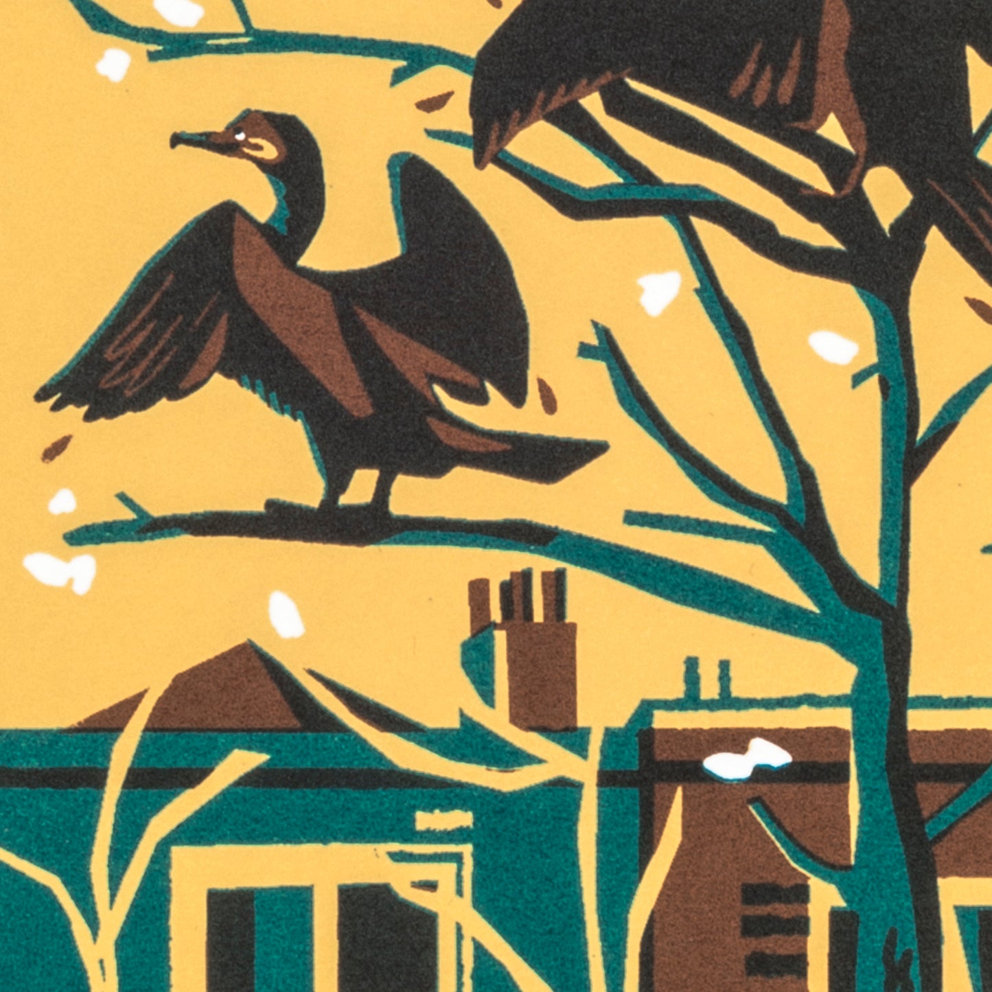 New Cut Cormorants Screen Print