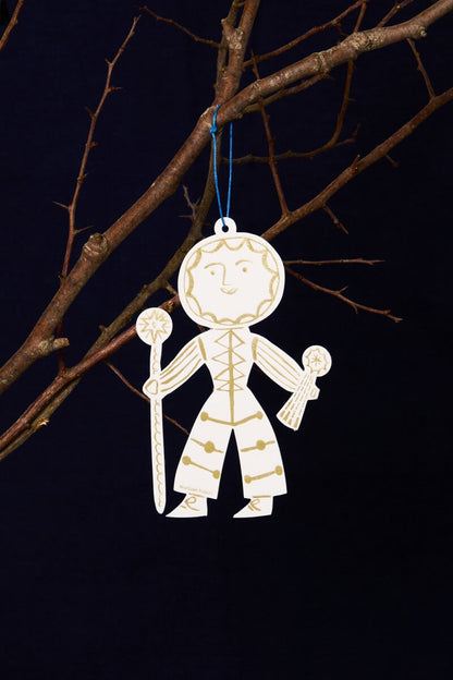 Sun Folk Letterpress Decoration