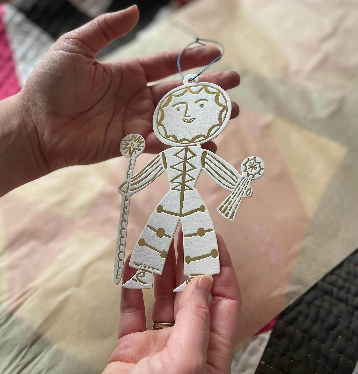 Sun Folk Letterpress Decoration
