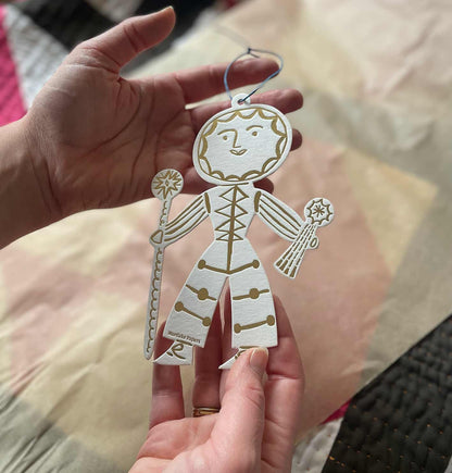 Sun Folk Letterpress Decoration