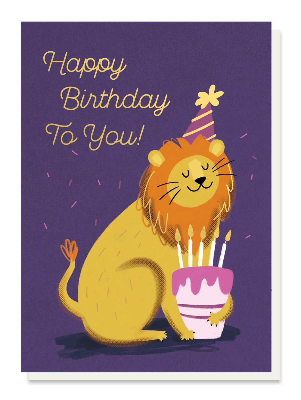 Birthday Lion Card