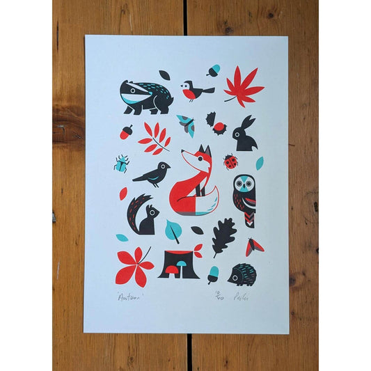 Autumn Art Screen Print