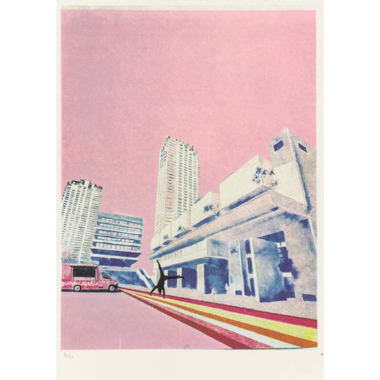 Brutalist Daydreams Art Screen Print