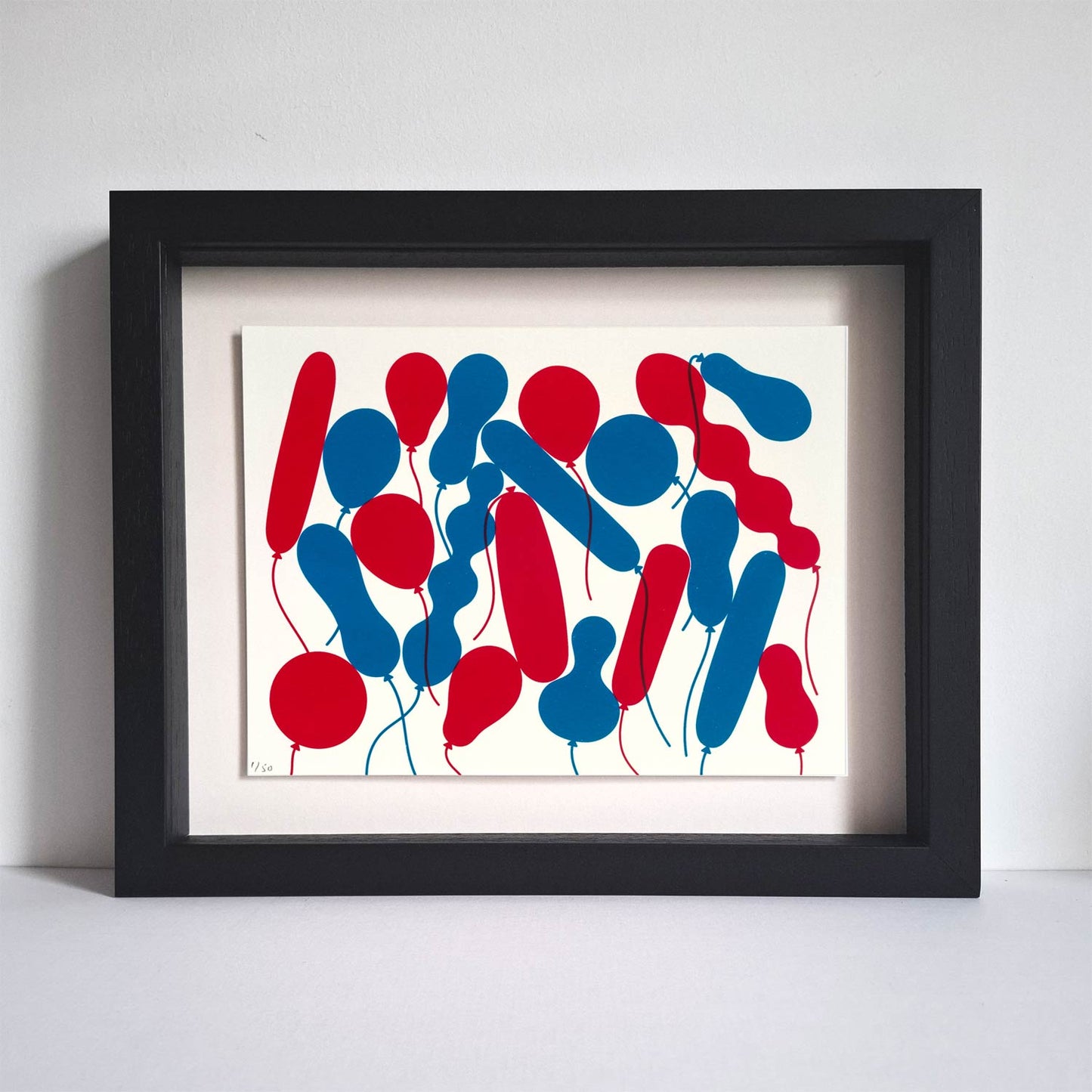 Twenty Red & Blue Balloons
