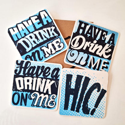 Have a Drink on Me Beermats