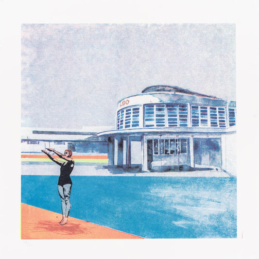 Lido Life (Square) Art Screen Print