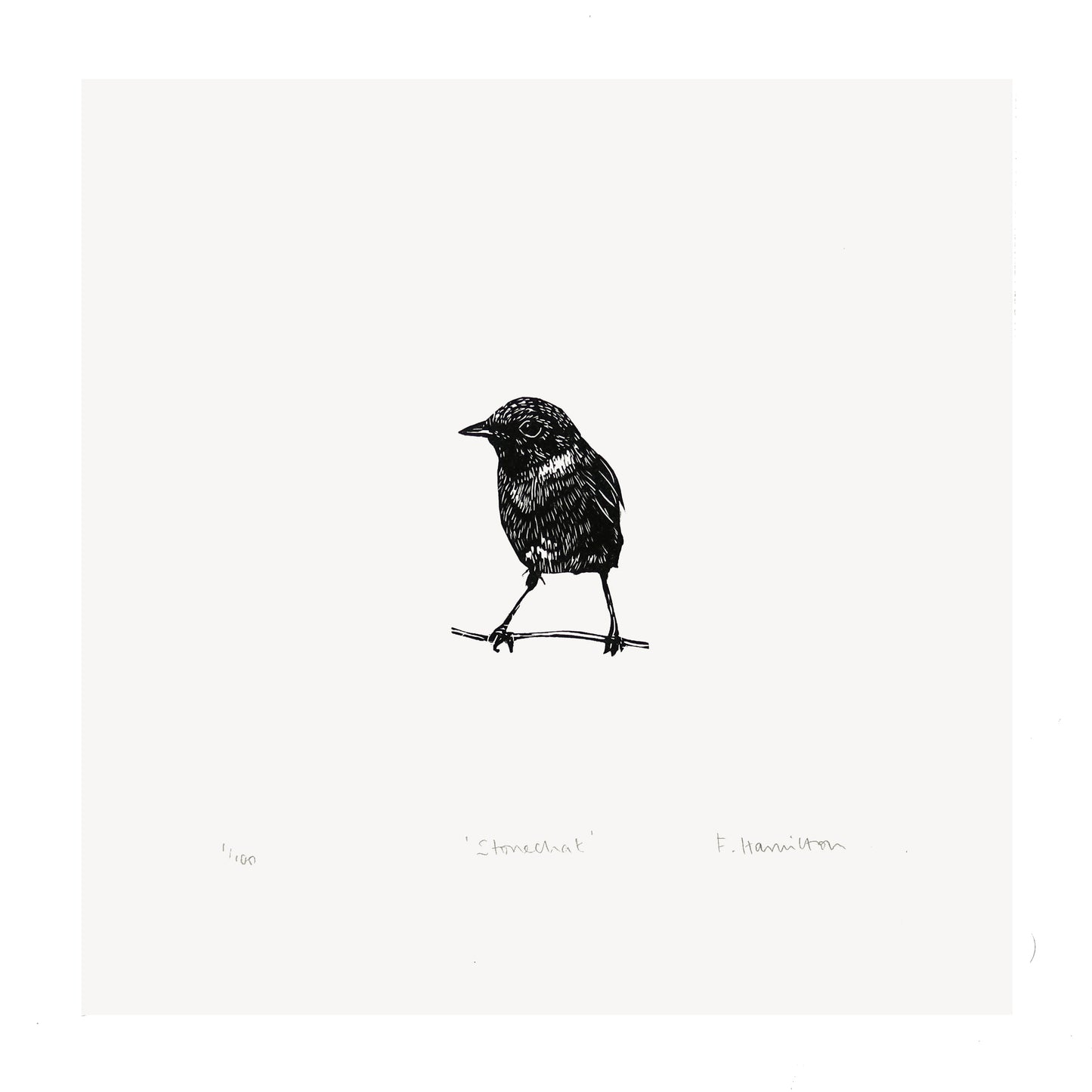 Stonechat Print