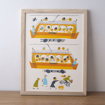 Rattling Tram Screen Print