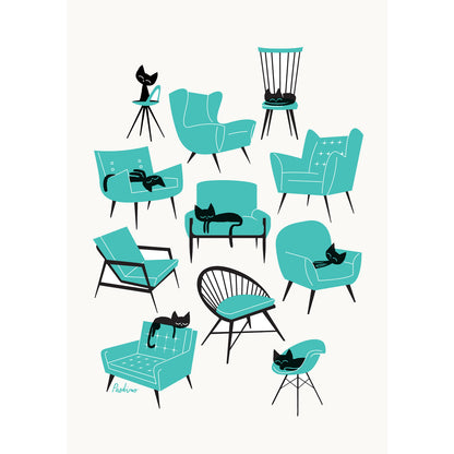 Cat Naps Print