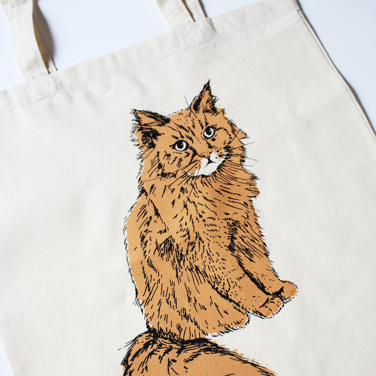 Ginger Cat Tote bag by Fiona Hamilton Soma Gallery