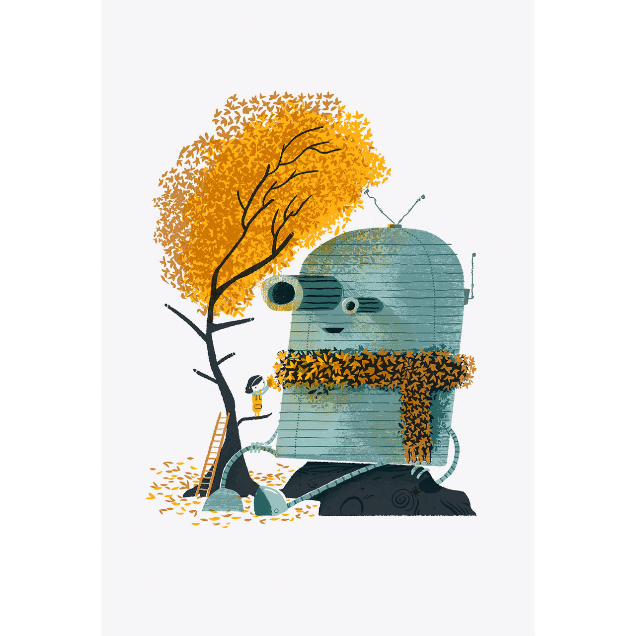 Chloe's Robot Print