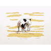 Dog on the Beach print by Fiona Hamilton