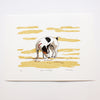 Dog on the Beach print by Fiona Hamilton