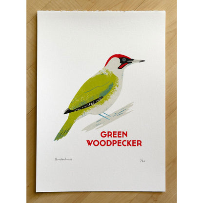 Green Woodpecker Print