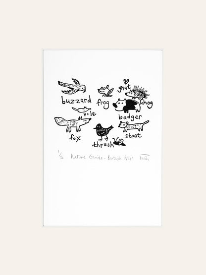 Nature Guide - British Isles Print