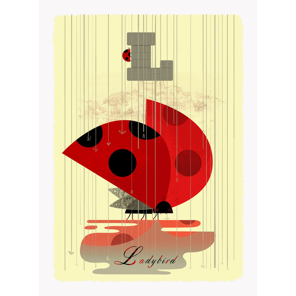 Ladybird print by Graham Carter
