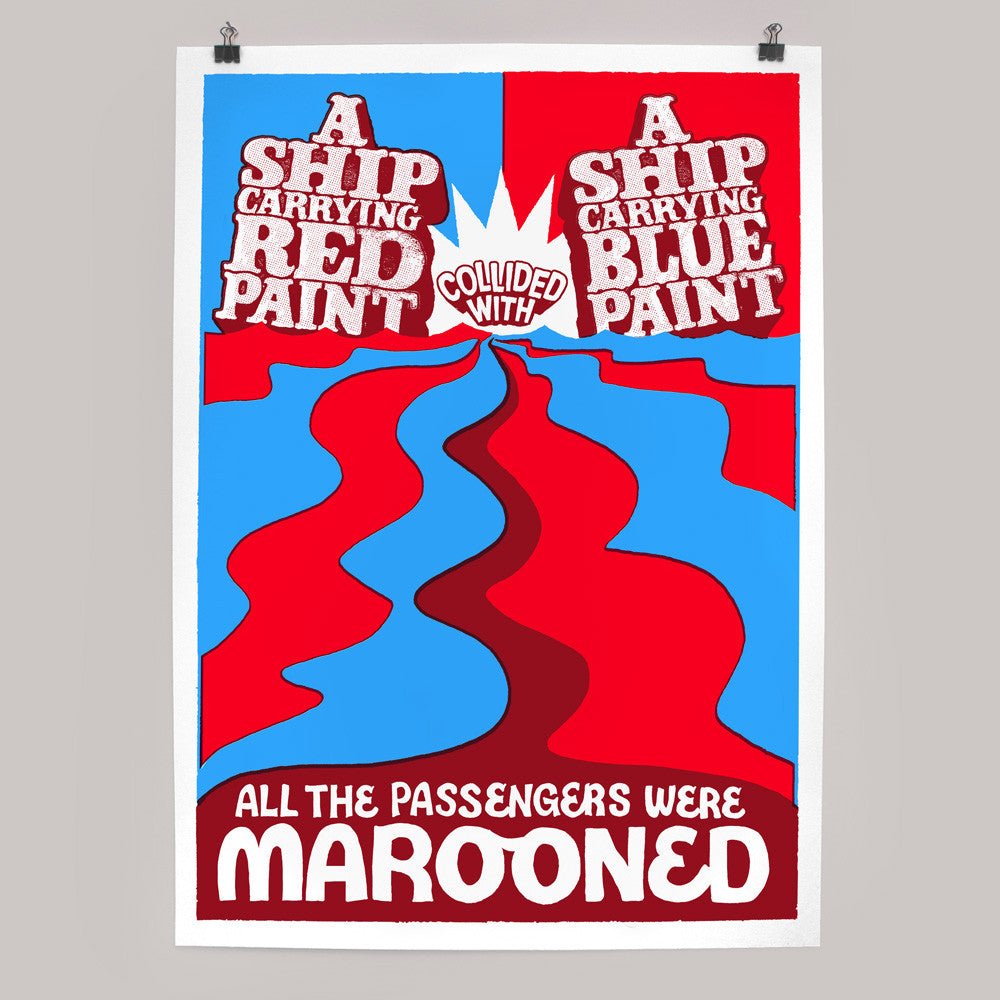 Marooned print by Andy Smith