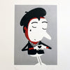 Mime print by Spencer Wilson