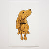 Golden Puppy print by Fiona Hamilton