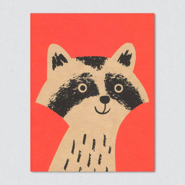 Raccoon card by Lisa Jones Studio