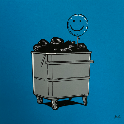 Smile Blue Print