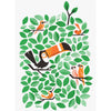 Toucan Tweets riso print by Peskimo