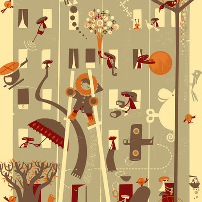 Toy Street Print